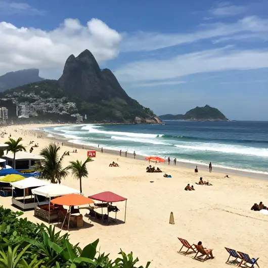 Mapa da Praia do Tombo